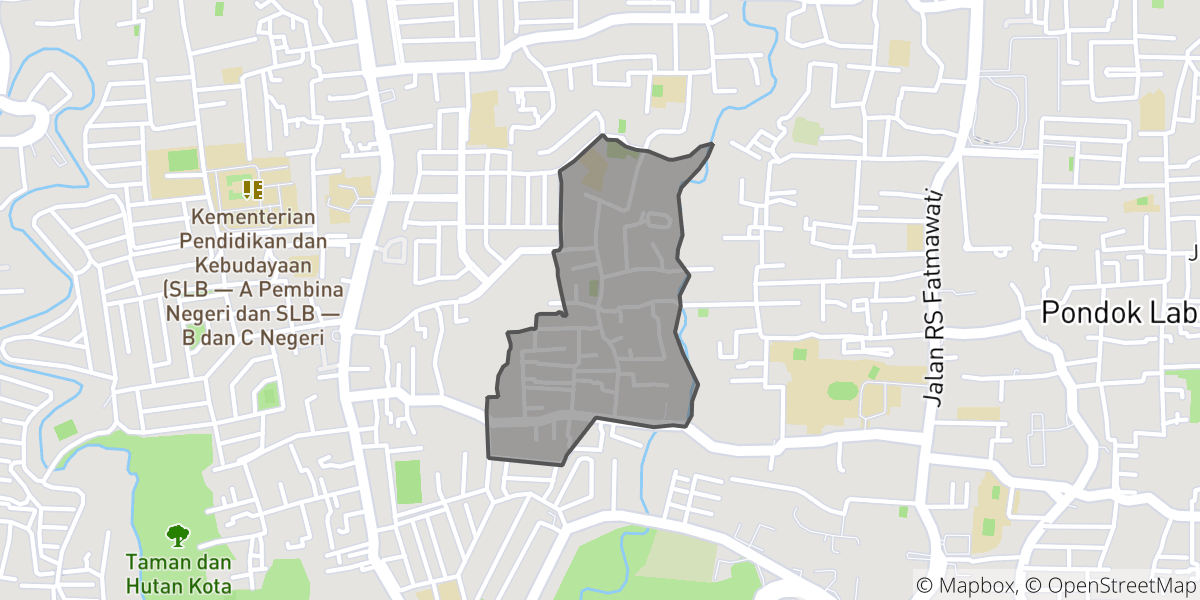 Map of affected area