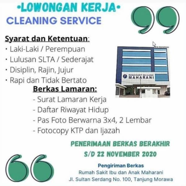 Lowongan Kerja Cleaning Service Deli Serdang AtmaGo