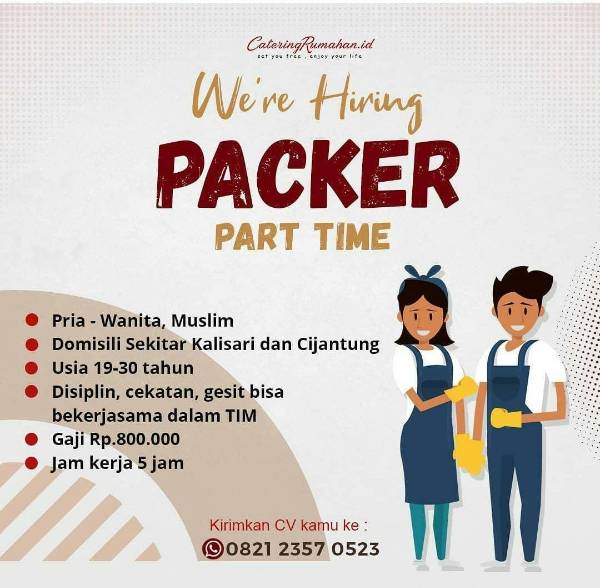 Packer Part Time AtmaGo