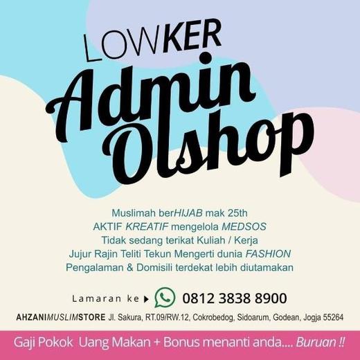 Admin Olshop Wanita Atmago