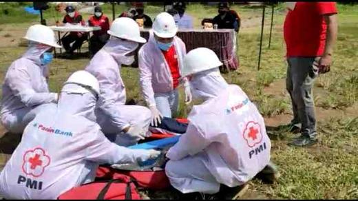 Simulasi SOP Evakuasi Mandiri Bencana Gempa Bumi pertama diBanyuwangi