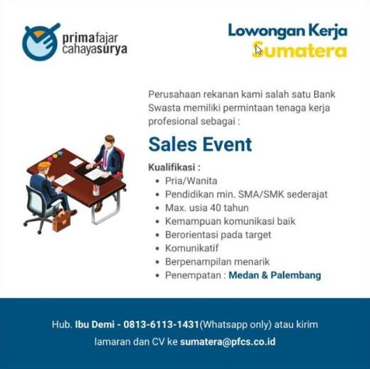 Lowongan Sales Freelance Medan | AtmaGo