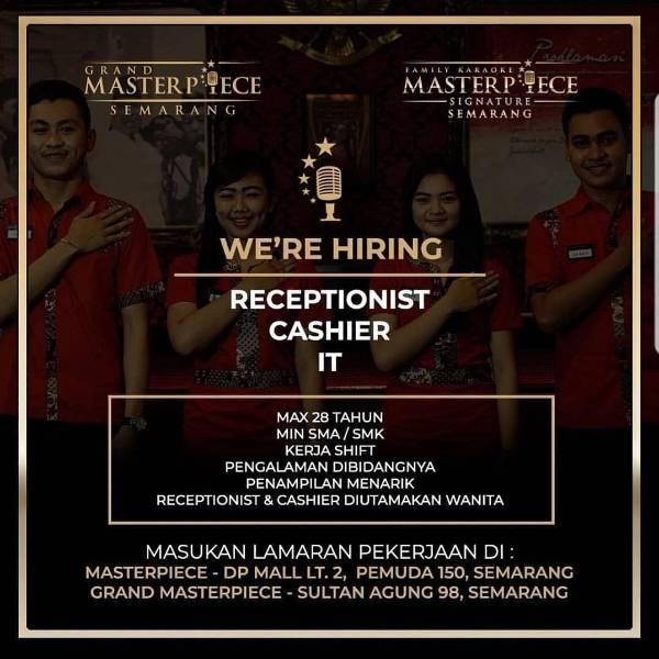Receptionist, Cashier, Staff IT | AtmaGo