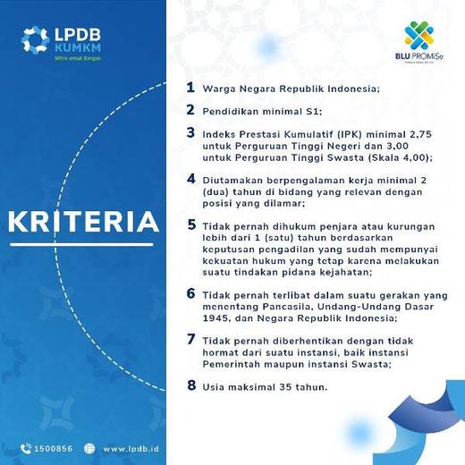 Rekrutmen Pegawai Lpdb Kumkm Atmago