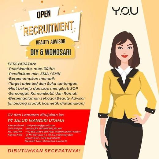 Beauty Advisor Jogja Atmago