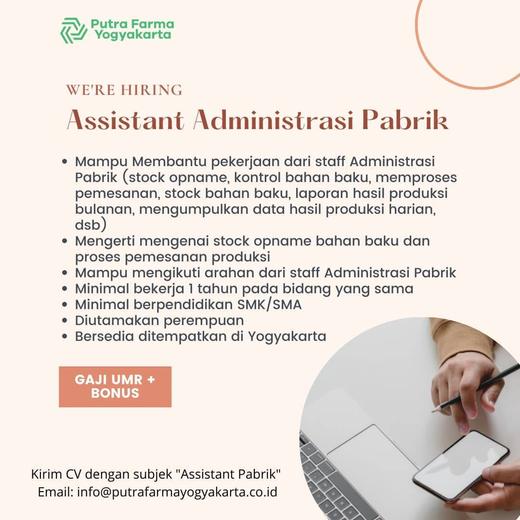 Lowongan Kerja (Loker) Terbaru di Yogyakarta | AtmaGo