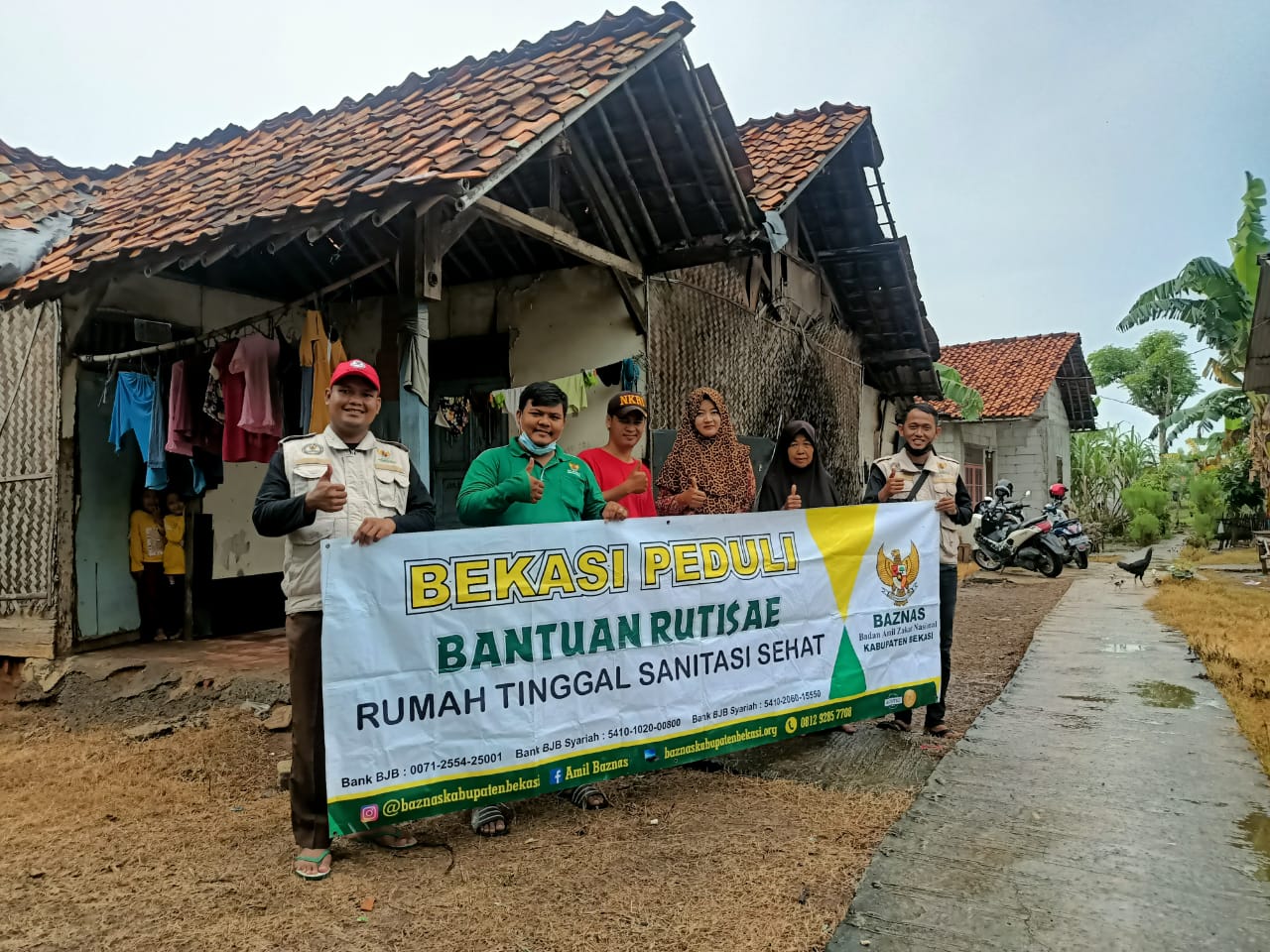 Tim Relawan Baznas Survei 2 Rumah Calon Penerima Rutisae di Babelan Tim Relawan Baznas Survei 2 Rumah Calon Penerima Rutisae di Babelan