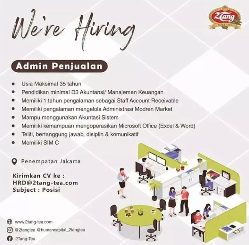 Admin Penjualan | AtmaGo