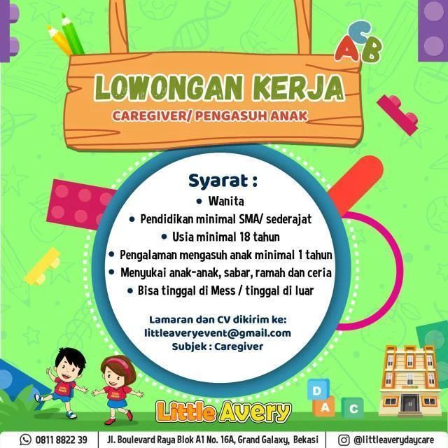 lowongan kerja jadi pengasuh anak di bandung - Loker