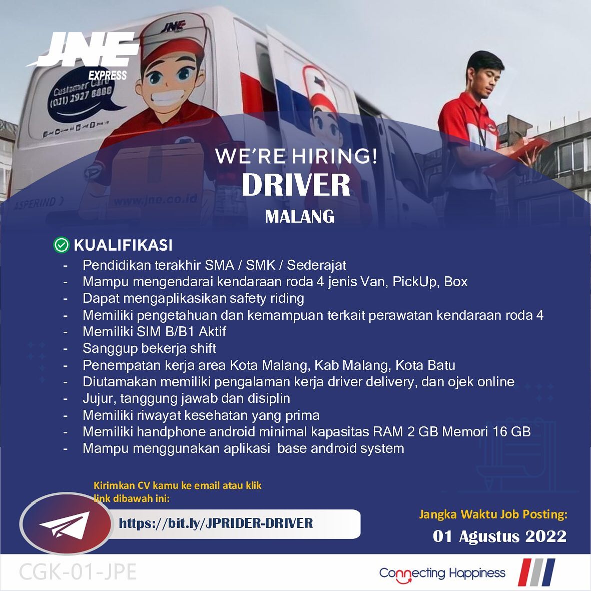 Lowongan Kerja Supir Kota Serang