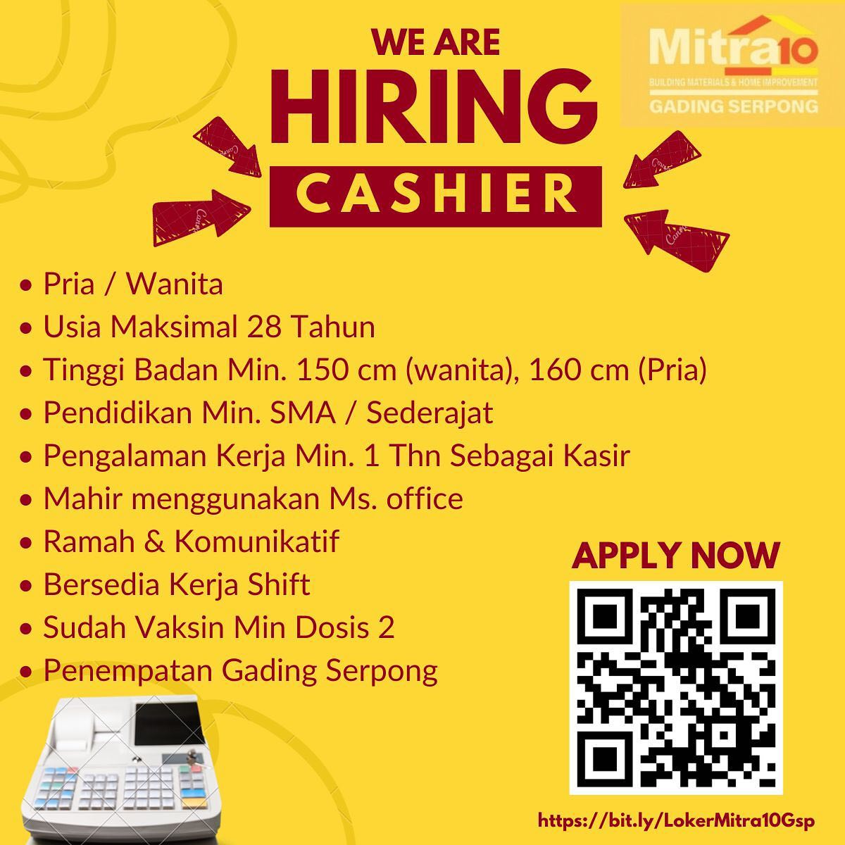 CASHIER GADING SERPONG AtmaGo
