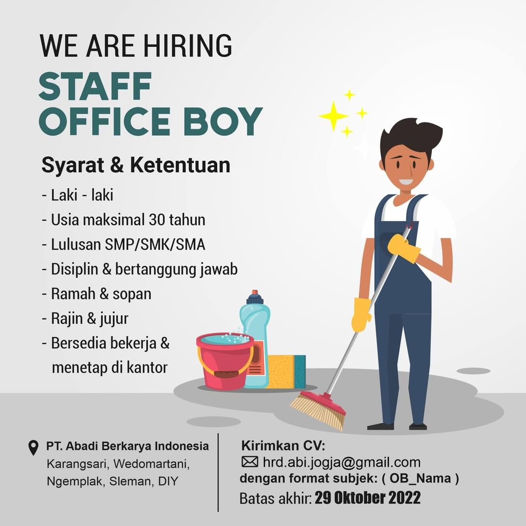 STAFF OFFICE BOY AtmaGo