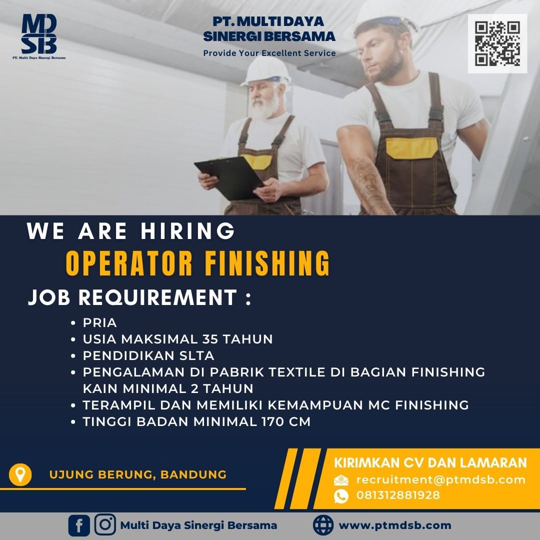 OPERATOR FINISHING | AtmaGo