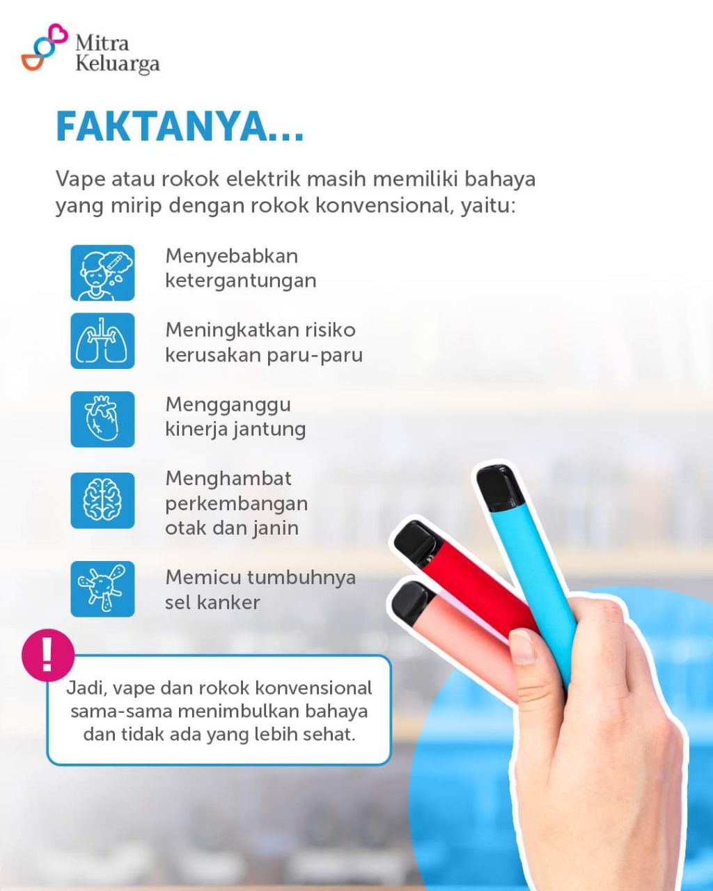 VAPE LEBIH SEHAT DARI ROKOK, LHO! AH MASA? | AtmaGo