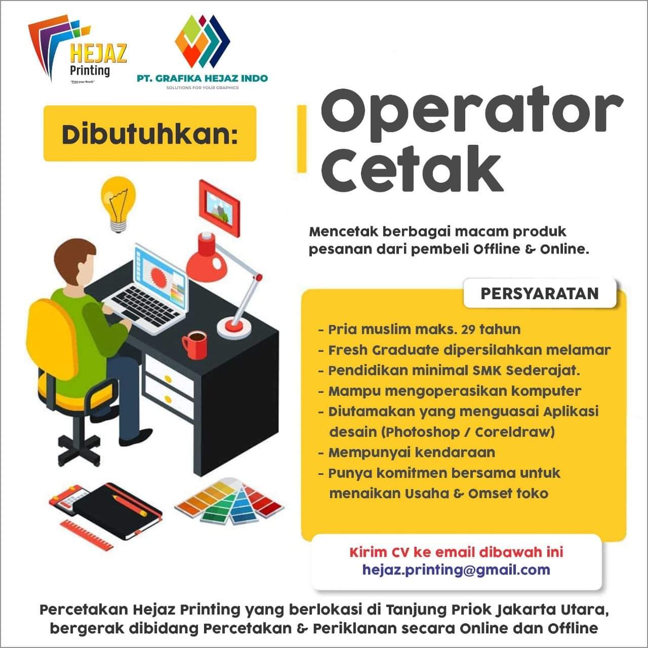 OPERATOR CETAK | AtmaGo