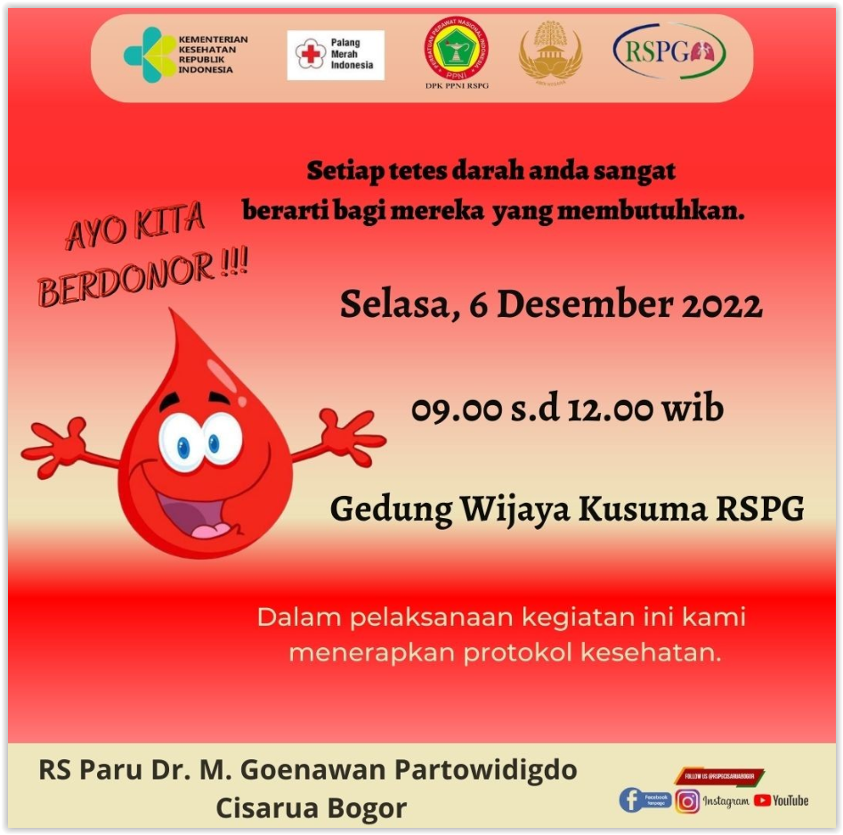 Gambar Rspg Donor Darah Gedung Wijaya Kusuma RSPG Bogor | AtmaGo