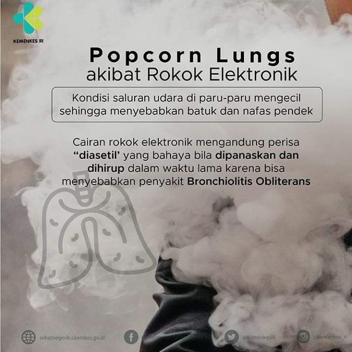 POPCORN LUNGS AKIBAT ROKOK ELEKTRONIK AtmaGo