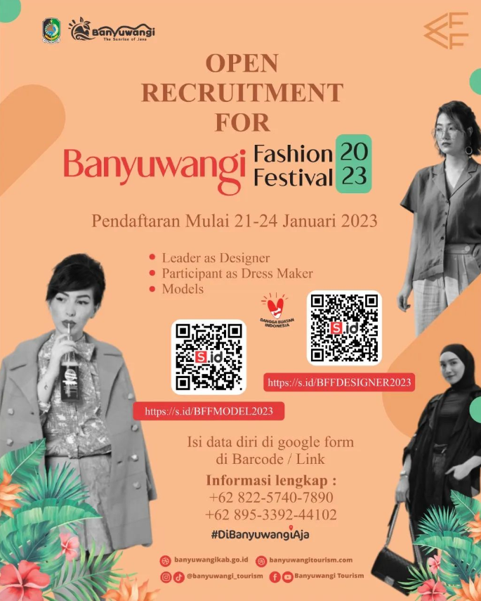 Open Recruitment Fashion Designer dan Model Banyuwangi Fashion