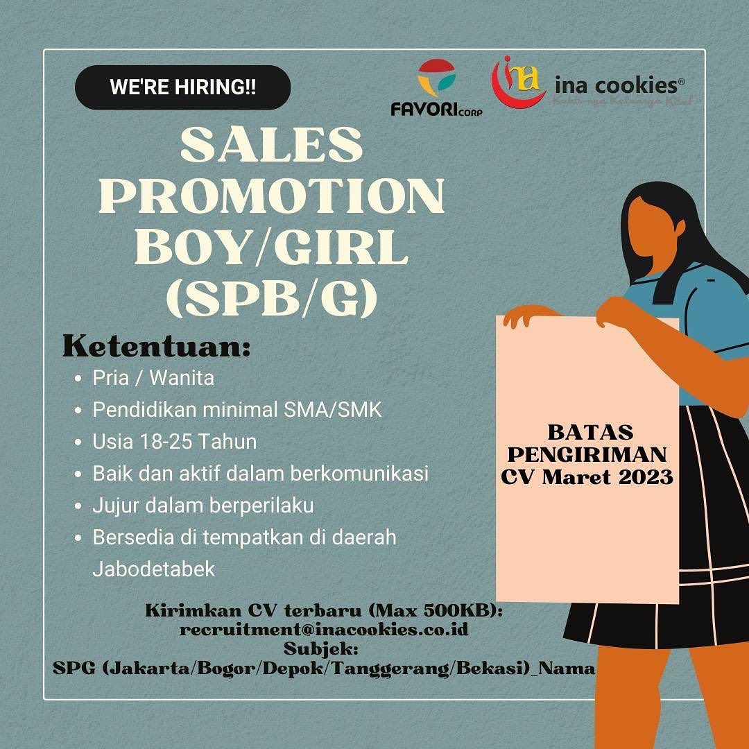 SALES PROMOTION BOY/GIRL (SPB/G) | AtmaGo