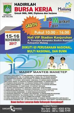 18487 small job market fair malang 2017