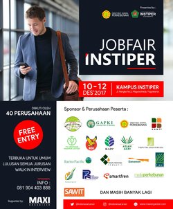 19162 small job fair instiper yogyakarta