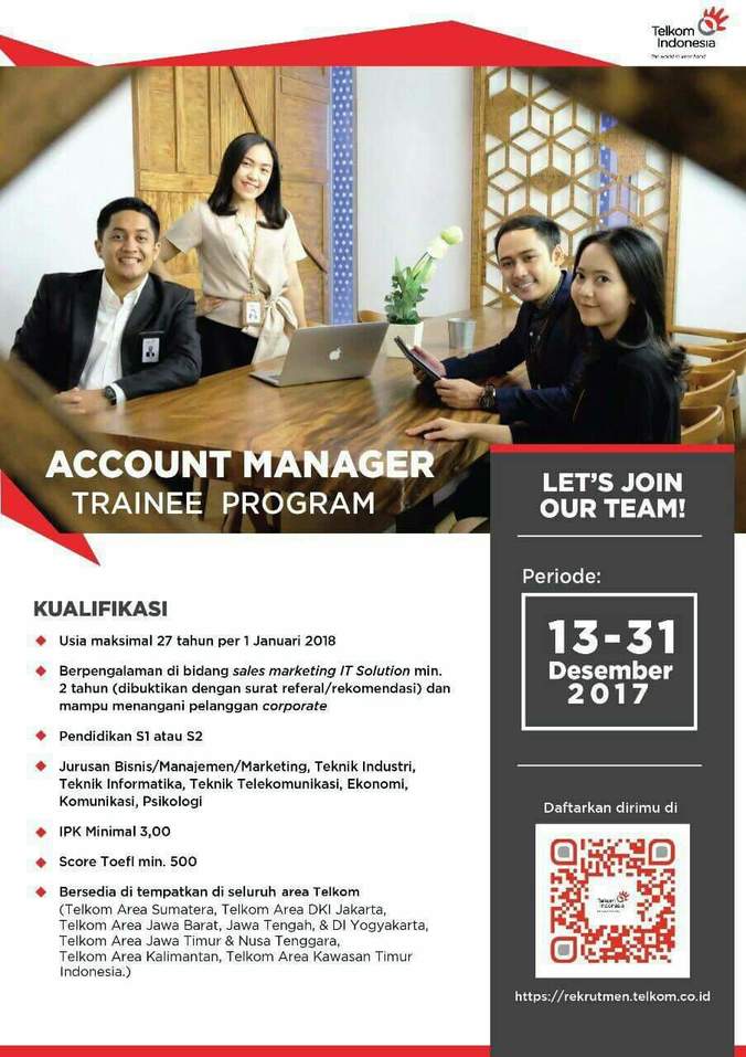 Lowongan Kerja Account Manager Trainee Program Atmago Lowongan Kerja Account Manager Trainee Program Atmago