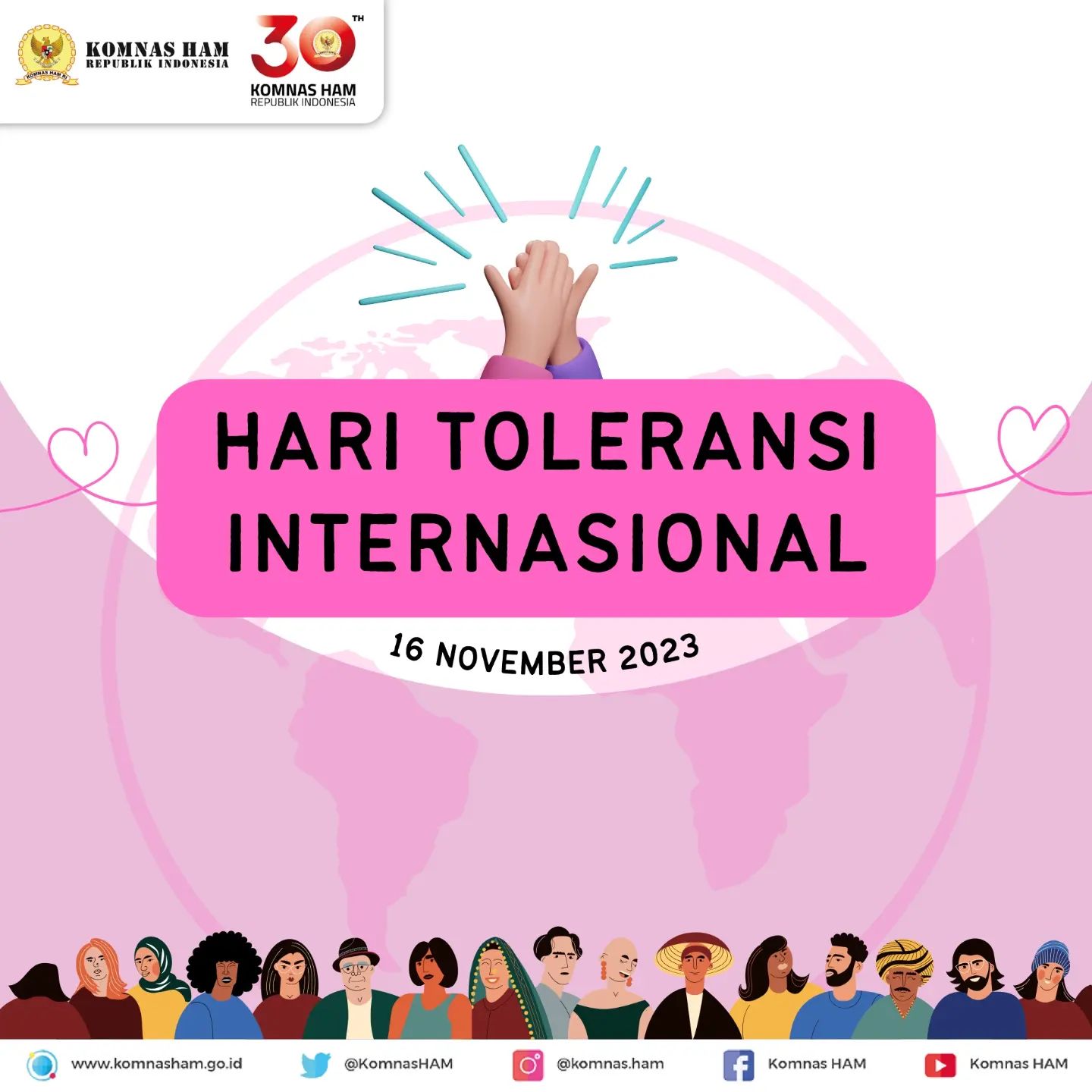Selamat hari toleransi internasional 16 november 2023 atmago