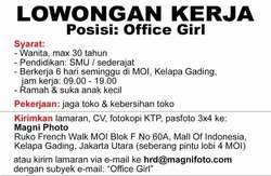 23433 small lowongan kerja office girl moi kelapa gading