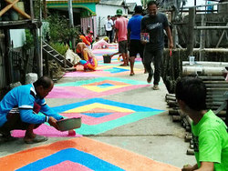 23479 small lima rw di penjaringan realisasikan gerakan kampung warna warni