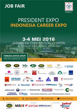 3675 small job fair president expo indonesia career expo jababeka %e2%80%93 mei 2016