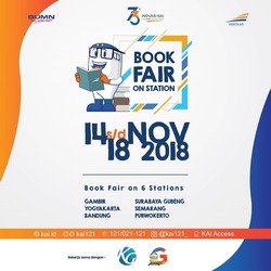 39180 small gramedia kai book fair di 6 stasiun besar indonesia