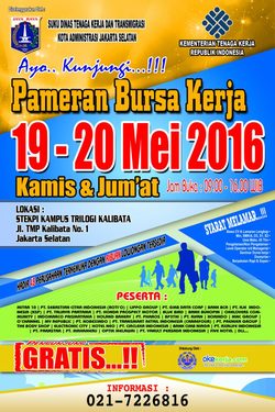 4041 small pameran bursa kerja kemnaker jakarta %e2%80%93 mei 2016
