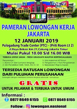 45618 small bursa kerja jakarta januari 2019