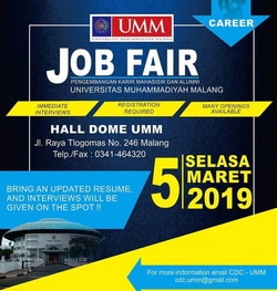 52279 small job fair umm %e2%80%93 maret 2019