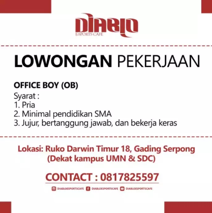 Lowongan Kerja (Loker) Terbaru di Tangerang Kabupaten | AtmaGo