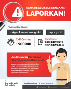 62088 small dana desa di selewengkan laporkan!