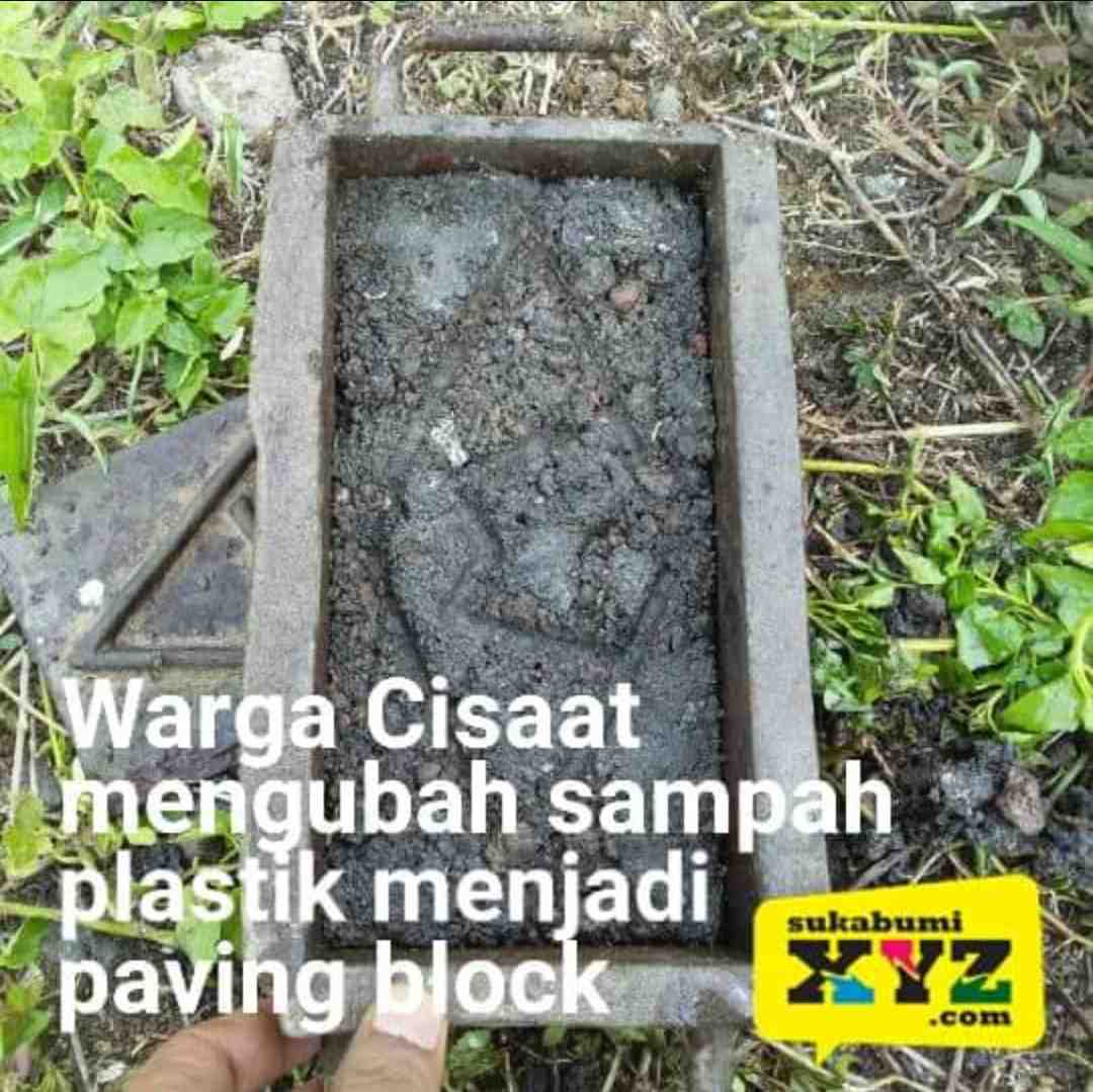Paving Block Plastik Warga Cisaat Mengubah Sampah Plastik Menjadi Paving Block | AtmaGo