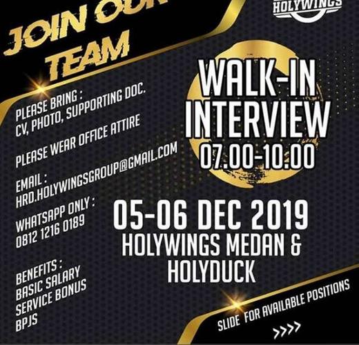 Walk In Interview Karyawan Restoran Atmago