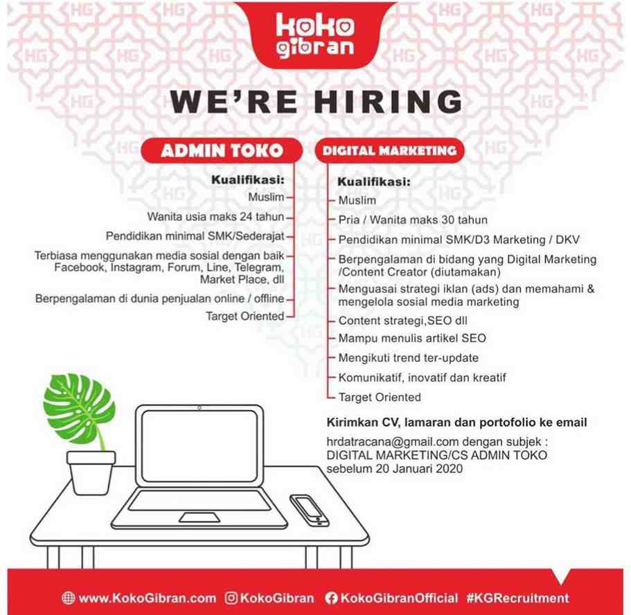 Admin Toko Dan Digital Marketing | AtmaGo