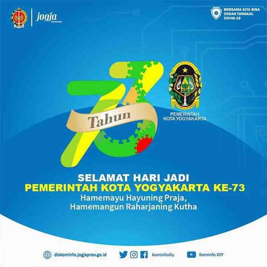 Selamat Hari Jadi Ke 73 Tahun Pemkot Yogyakarta Atmago