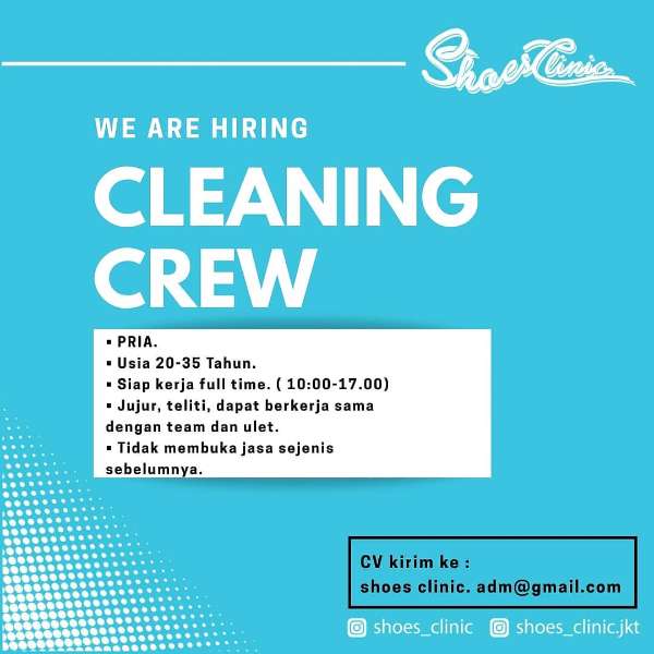 Lowongan Cleaning Crew Jakarta Selatan AtmaGo
